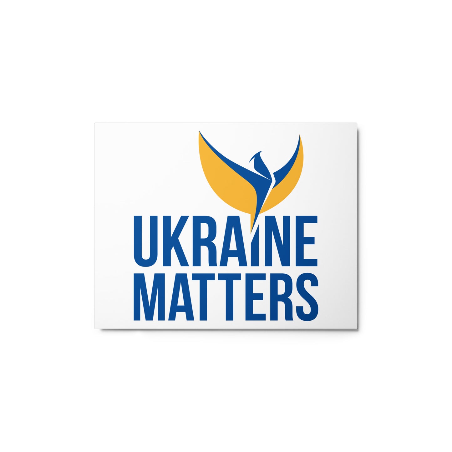 Metal Prints - Ukraine Matters Logo