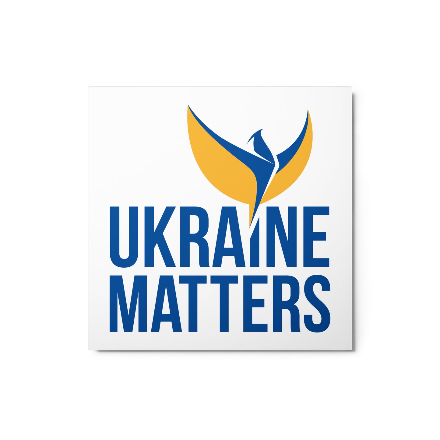 Metal Prints - Ukraine Matters Logo