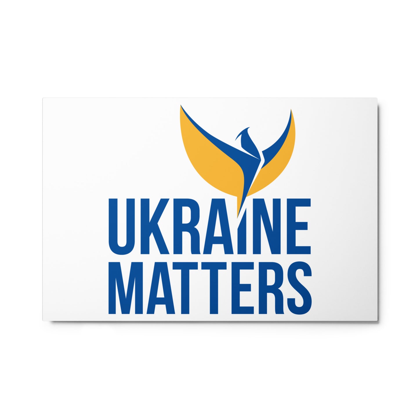 Metal Prints - Ukraine Matters Logo