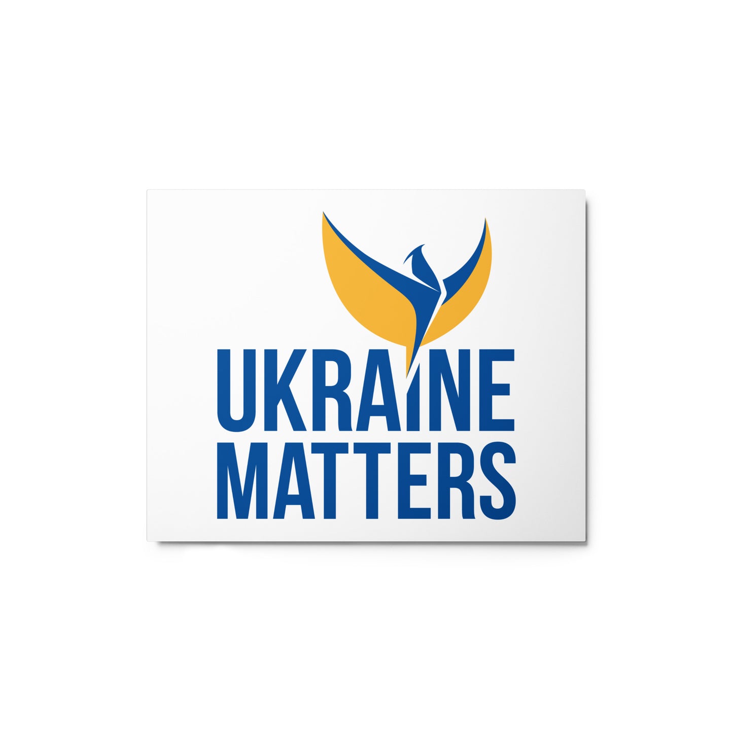 Metal Prints - Ukraine Matters Logo