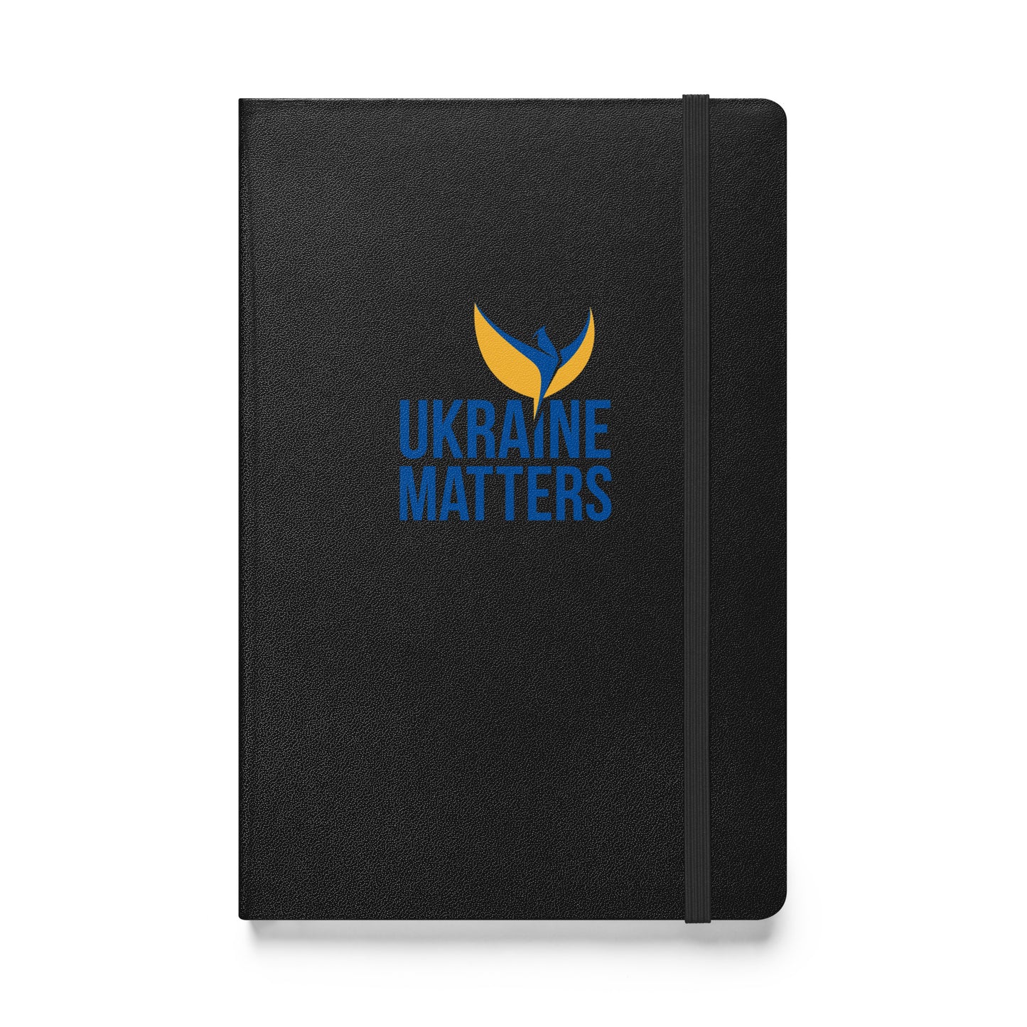 Hardcover Notebook - Ukraine Matters Logo