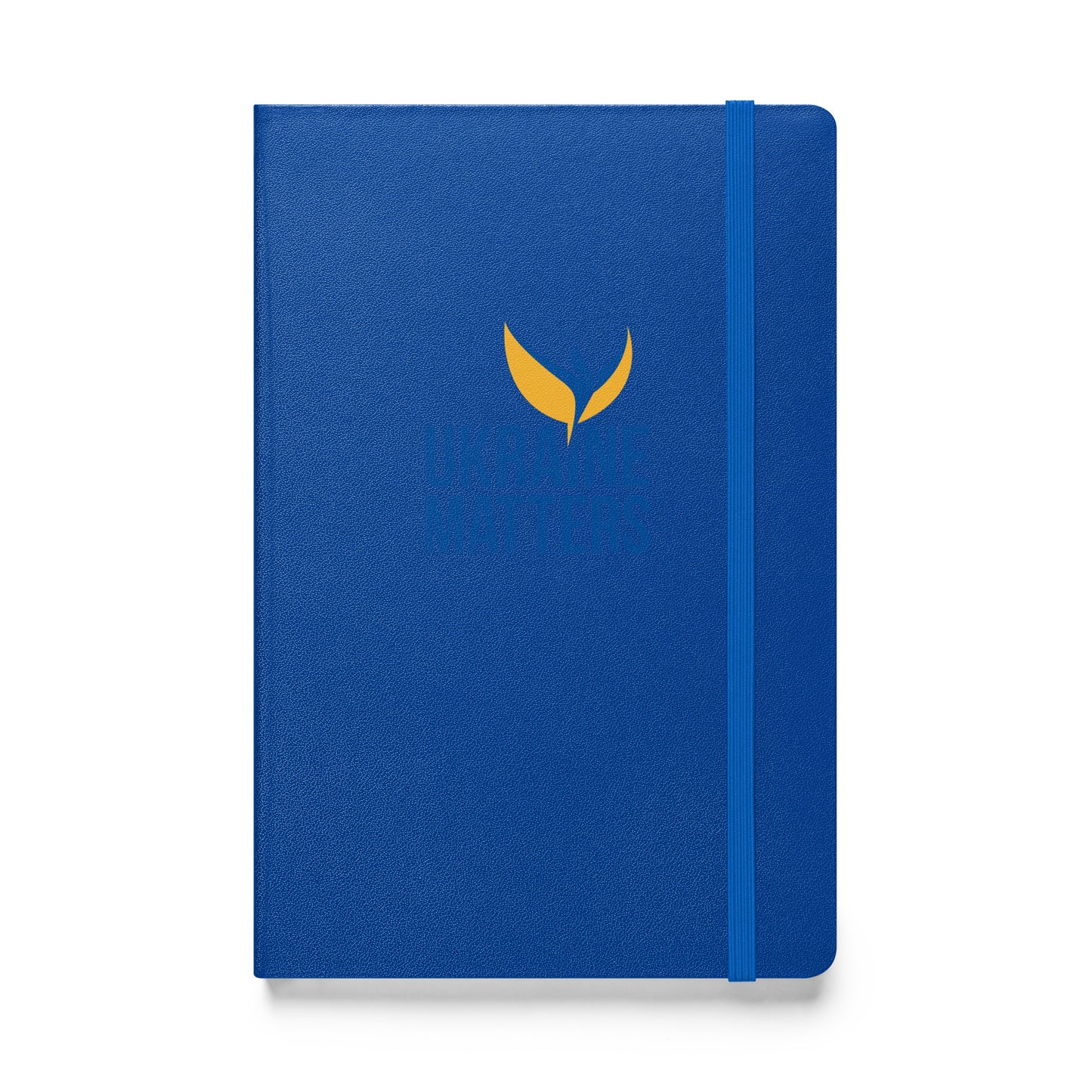 Hardcover Notebook - Ukraine Matters Logo