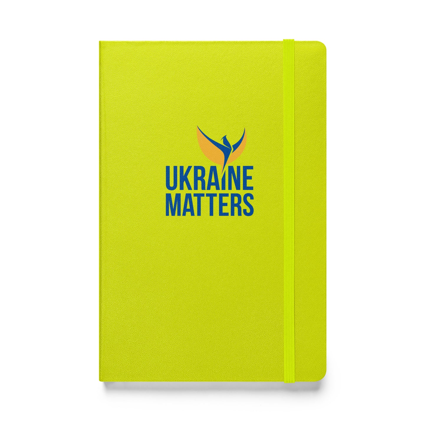 Hardcover Notebook - Ukraine Matters Logo