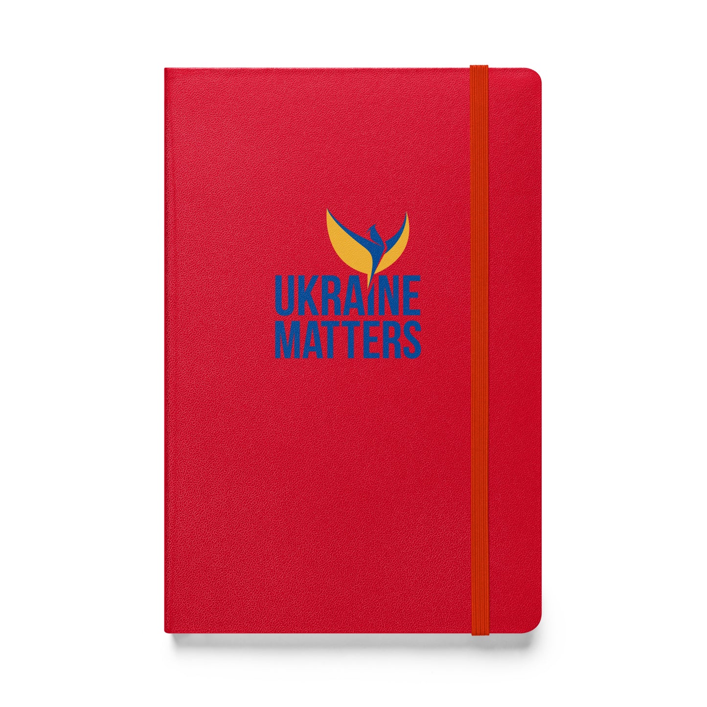 Hardcover Notebook - Ukraine Matters Logo