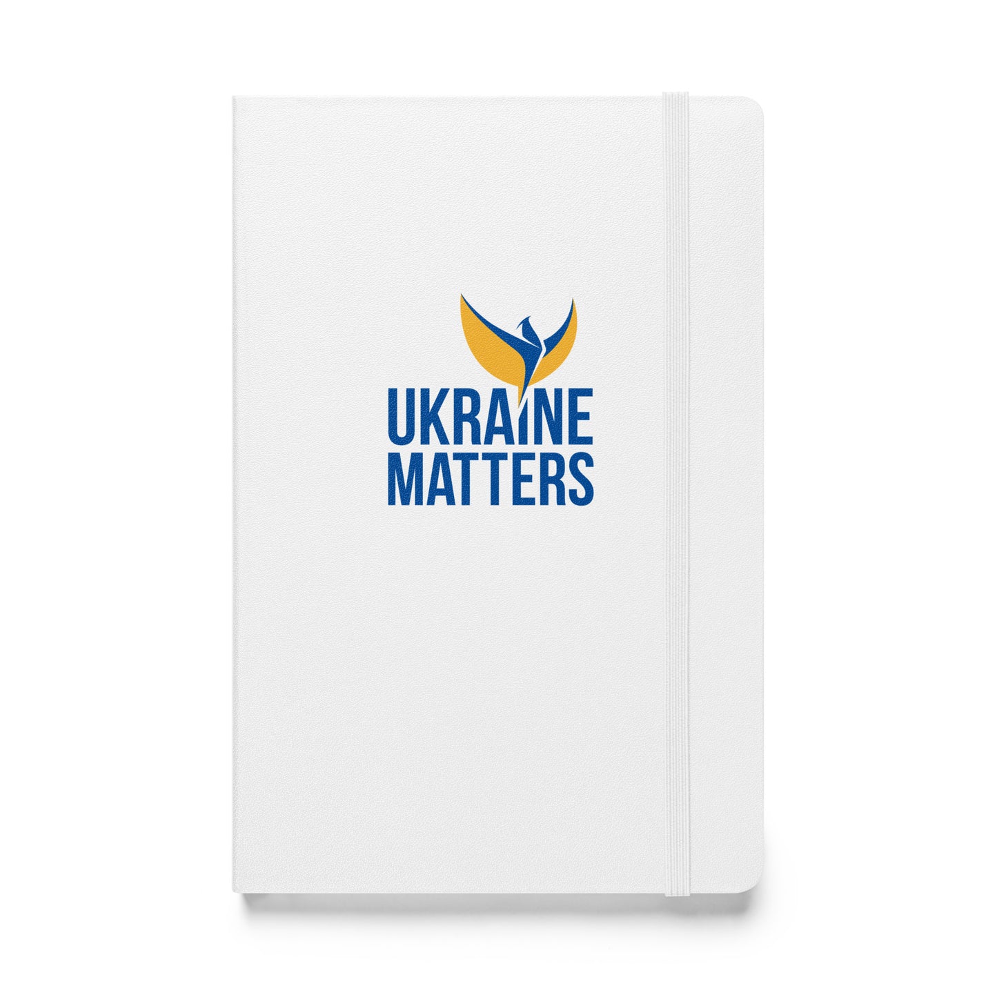 Hardcover Notebook - Ukraine Matters Logo