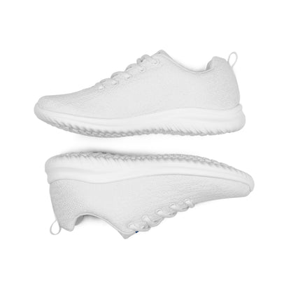 Men’s White Athletic Shoes - Ukraine Matters Logo