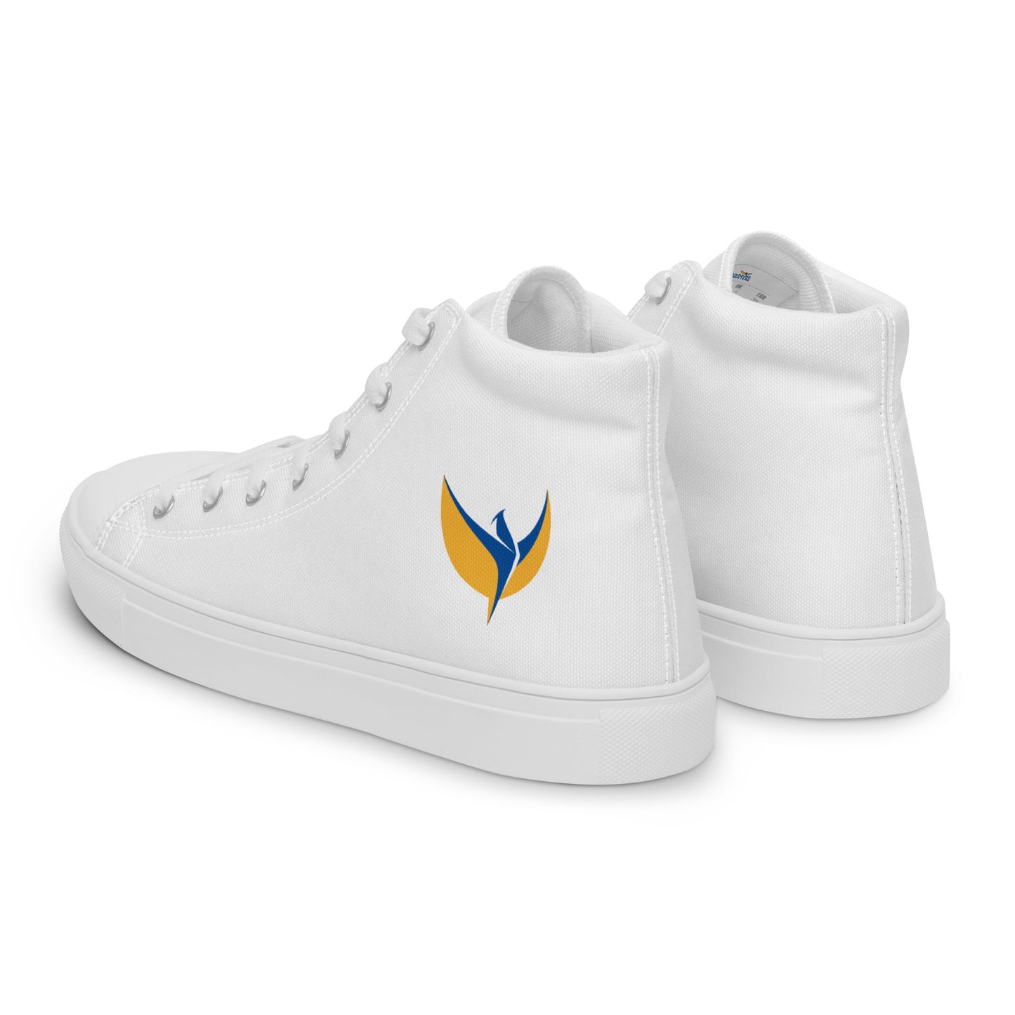 Men’s High Top White Canvas Shoes - Phoenix