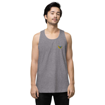 Men’s Premium Tank Top - Embroidered Phoenix