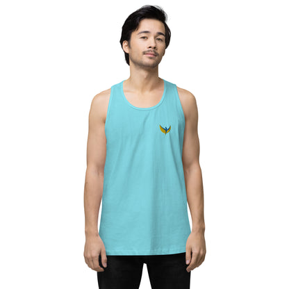 Men’s Premium Tank Top - Embroidered Phoenix