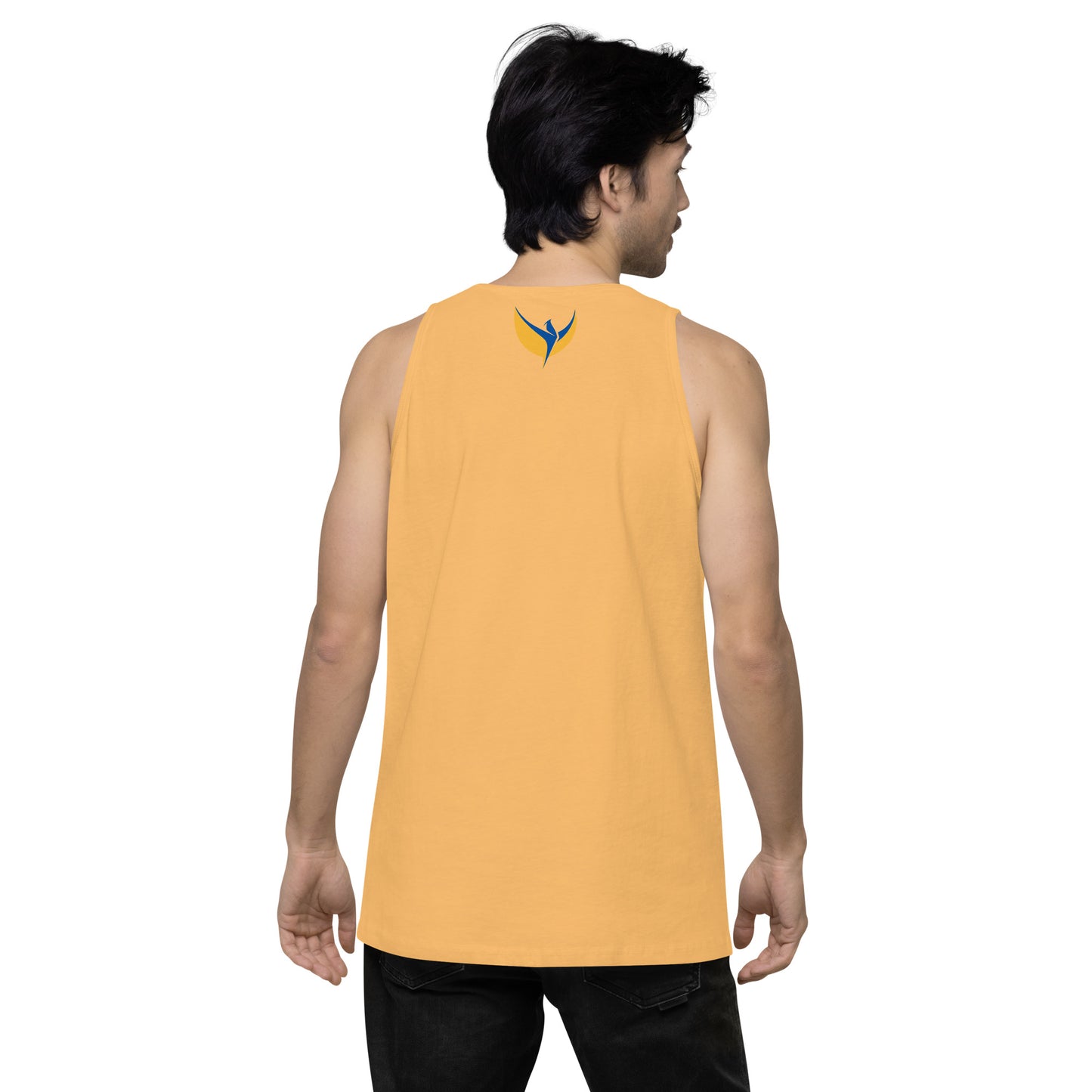 Men’s Premium Tank Top - Embroidered Ukraine Matters