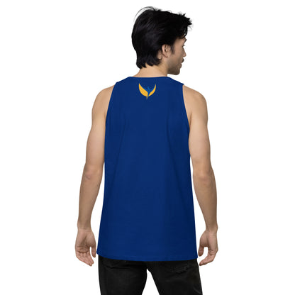 Men’s Premium Tank Top - Embroidered Ukraine Matters