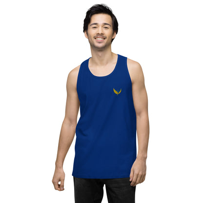 Men’s Premium Tank Top - Embroidered Phoenix