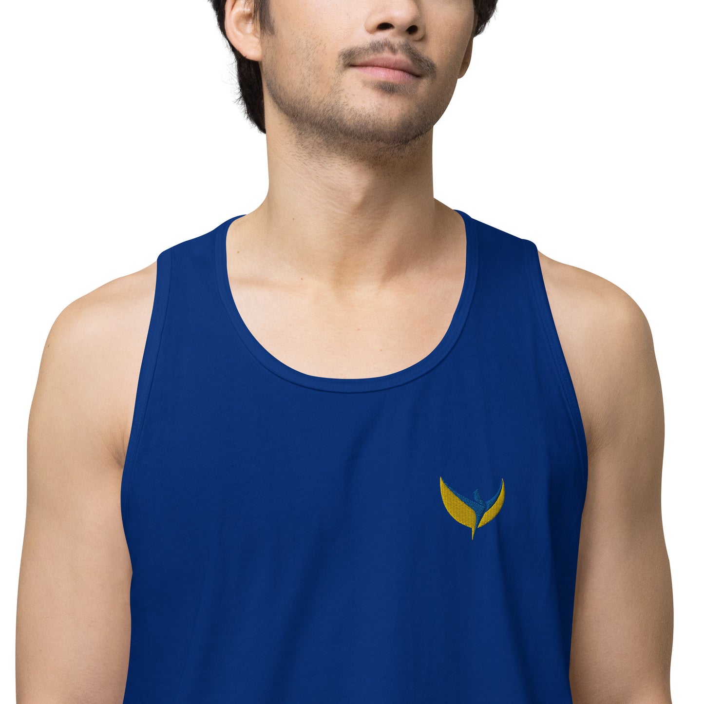 Men’s Premium Tank Top - Embroidered Phoenix