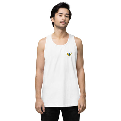 Men’s Premium Tank Top - Embroidered Phoenix