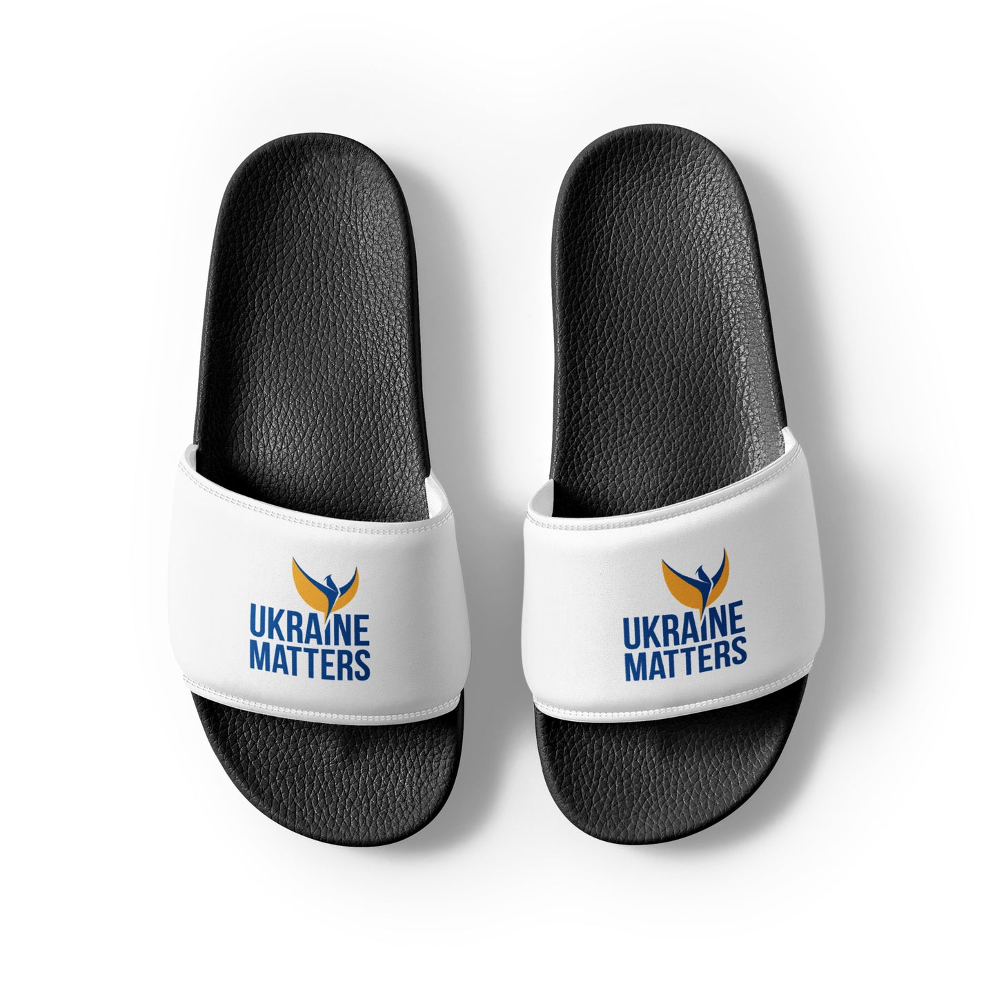 Men's Slides - Ukraine Matters Logo