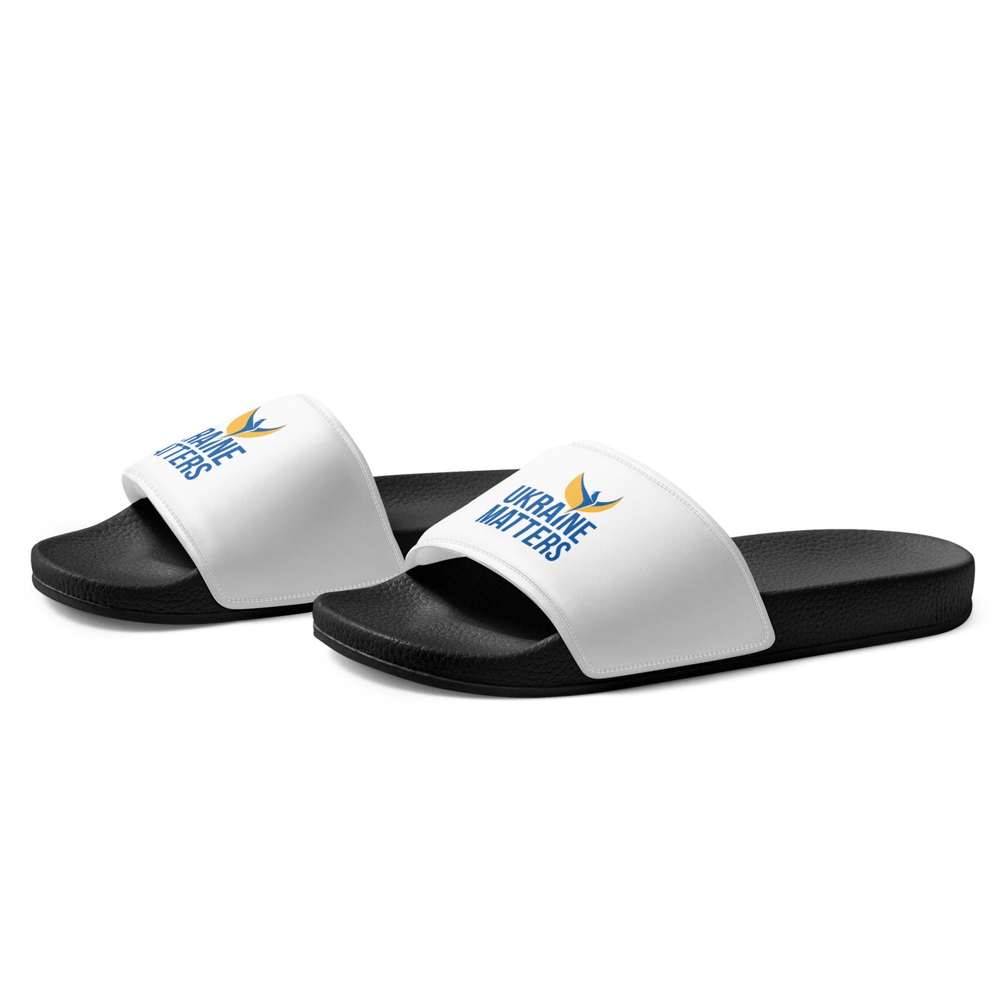 Men's Slides - Ukraine Matters Logo