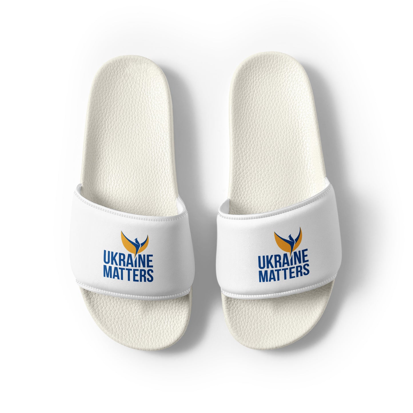 Men's Slides - Ukraine Matters Logo