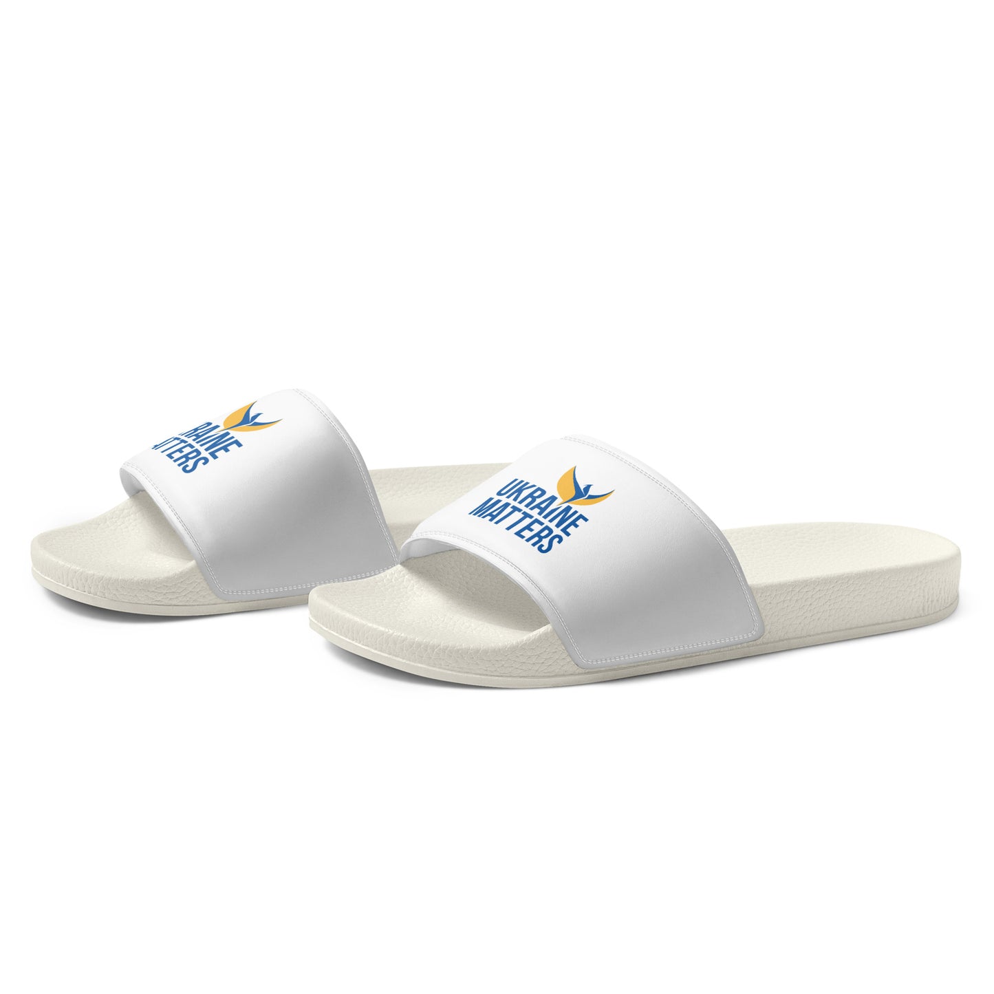 Men's Slides - Ukraine Matters Logo