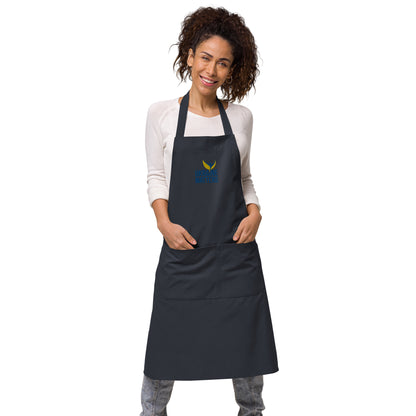 Organic Cotton Apron - Ukraine Matters Logo