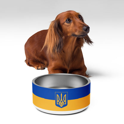 Pet Bowl - Trident & Flag