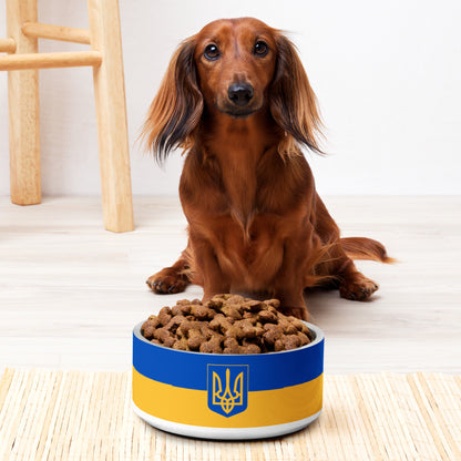 Pet Bowl - Trident & Flag