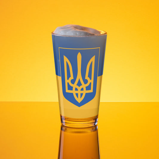 Shaker Pint Glass - Trident & Flag