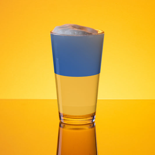 Shaker Pint Glass - Ukrainian Colors