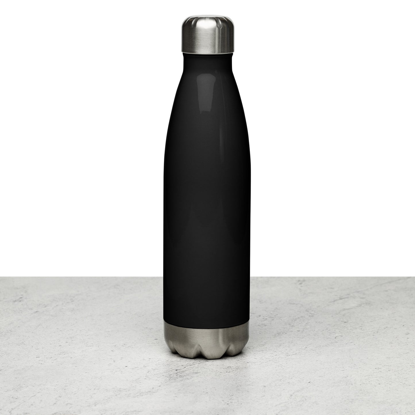 Stainless Steel Water Bottle - Ukraine Matters Logo