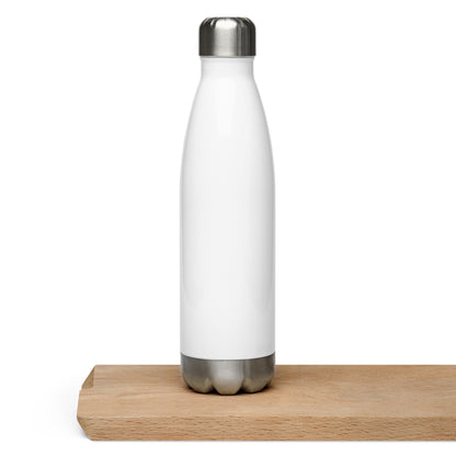 Stainless Steel Water Bottle - Ukraine Matters Logo