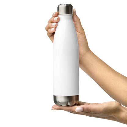 Stainless Steel Water Bottle - Ukraine Matters Logo