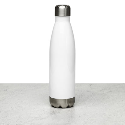 Stainless Steel Water Bottle - Ukraine Matters Logo