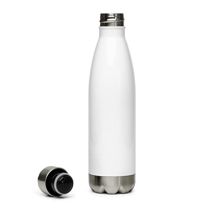 Stainless Steel Water Bottle - Ukraine Matters Logo