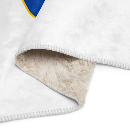 White Sherpa Blanket - Trident