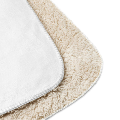 White Sherpa Blanket - Trident