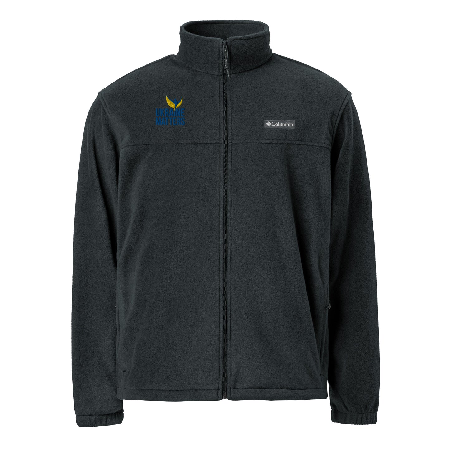 Unisex Columbia Fleece Jacket - Embroidered Ukraine Matters Logo [SHIPS ONLY WITHIN THE US]