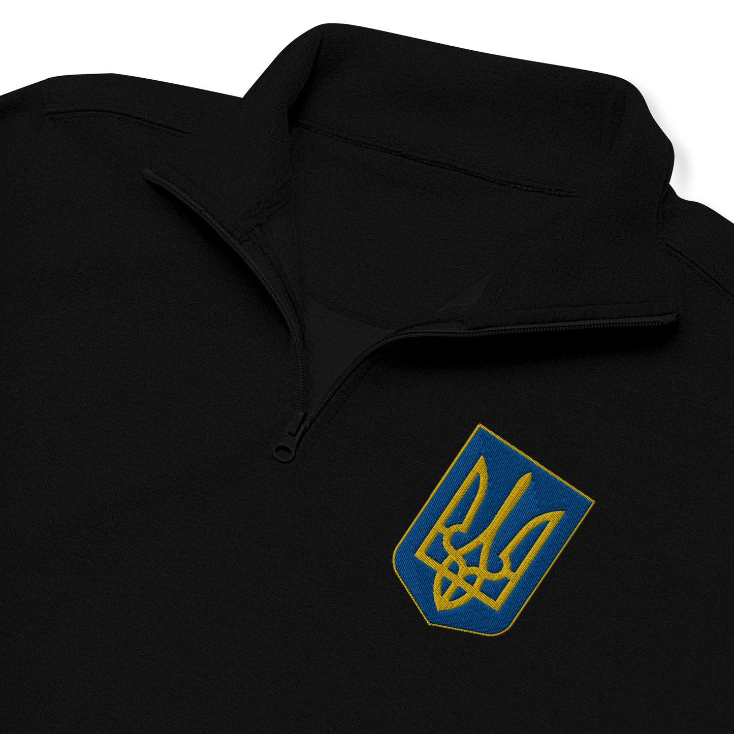 Unisex Fleece Pullover - Embroidered Trident