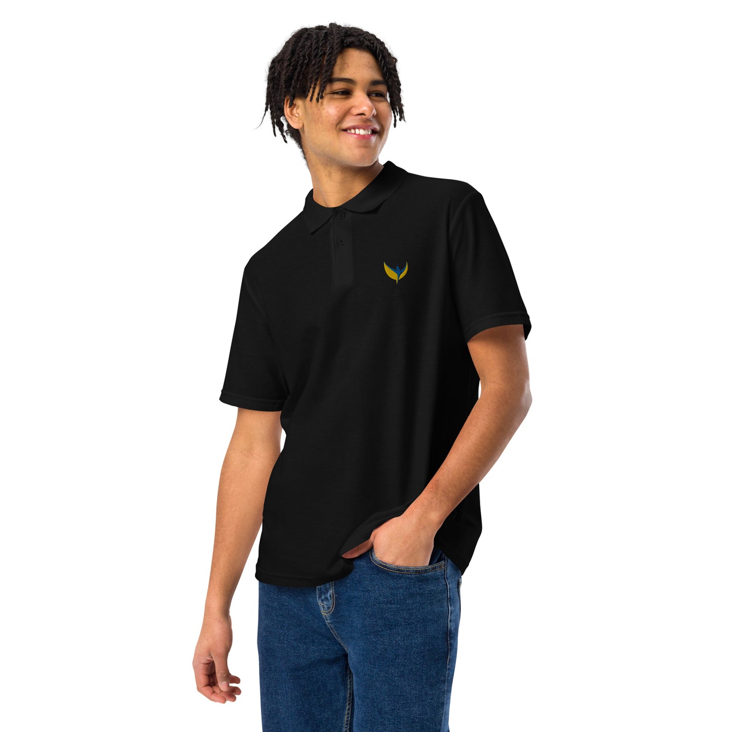 Unisex Polo Shirt - Embroidered Phoenix