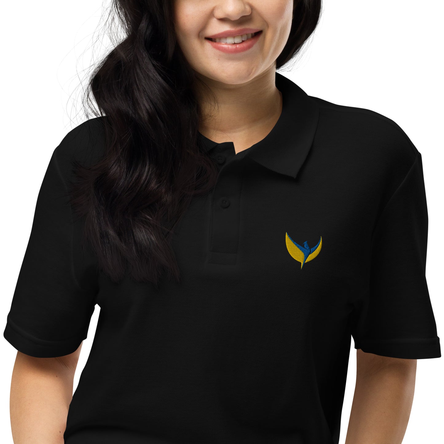 Unisex Polo Shirt - Embroidered Phoenix