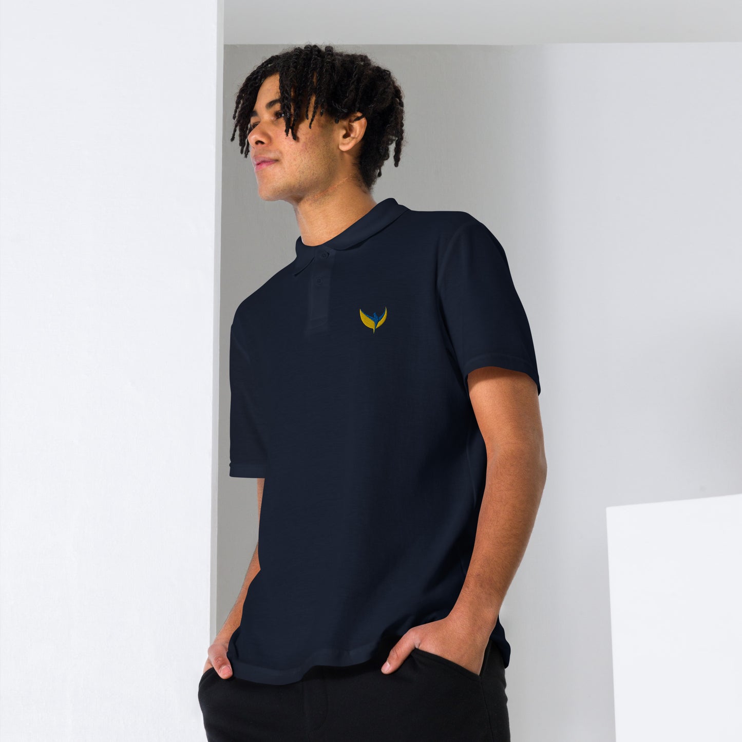 Unisex Polo Shirt - Embroidered Phoenix