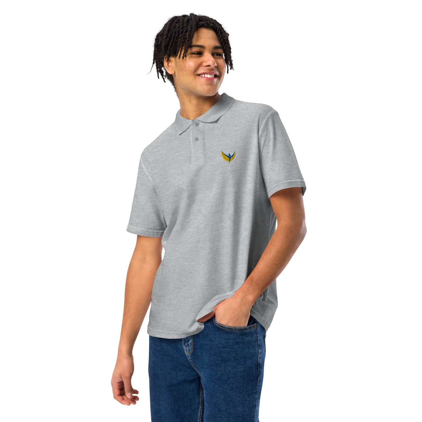 Unisex Polo Shirt - Embroidered Phoenix