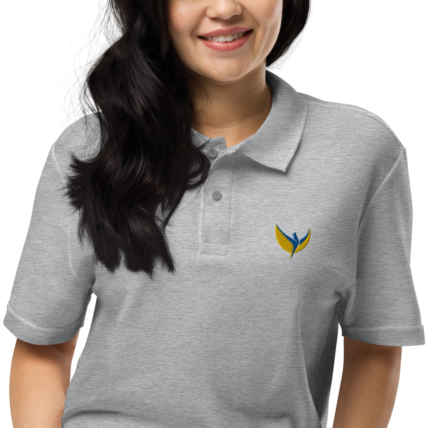 Unisex Polo Shirt - Embroidered Phoenix