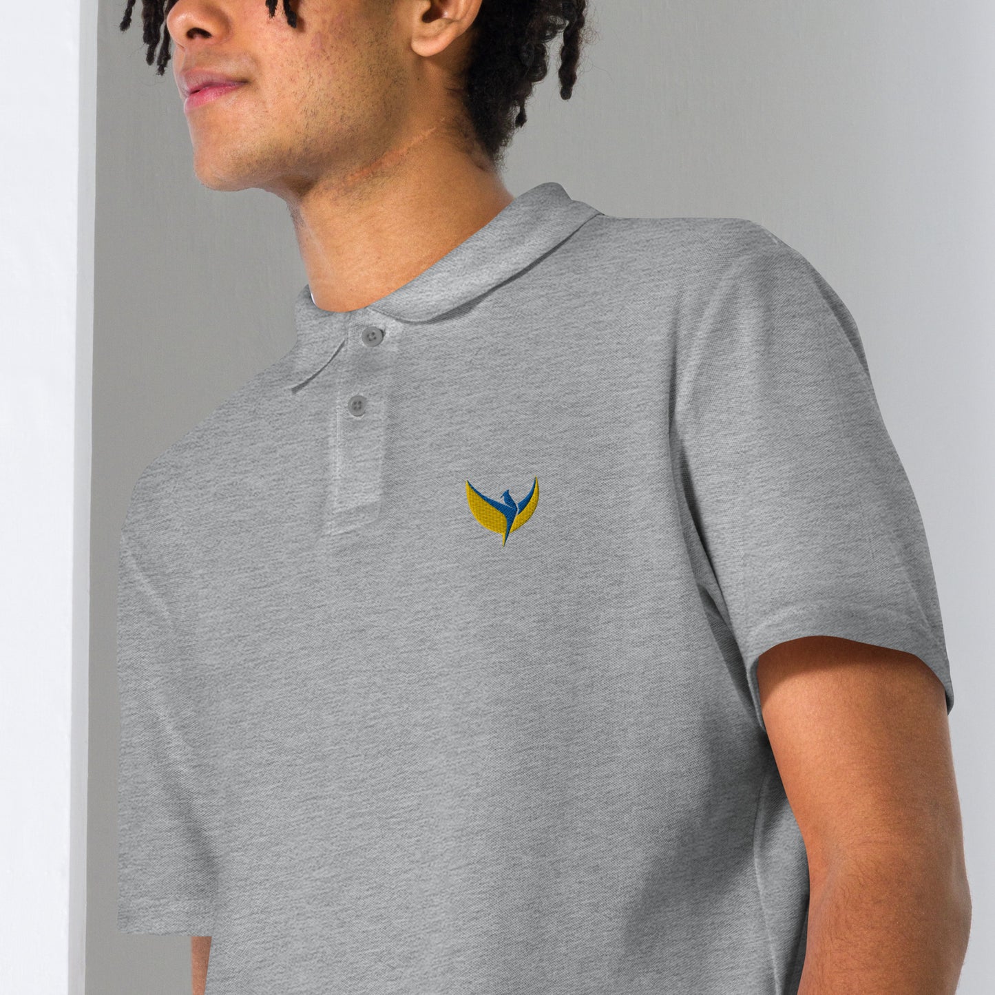 Unisex Polo Shirt - Embroidered Phoenix