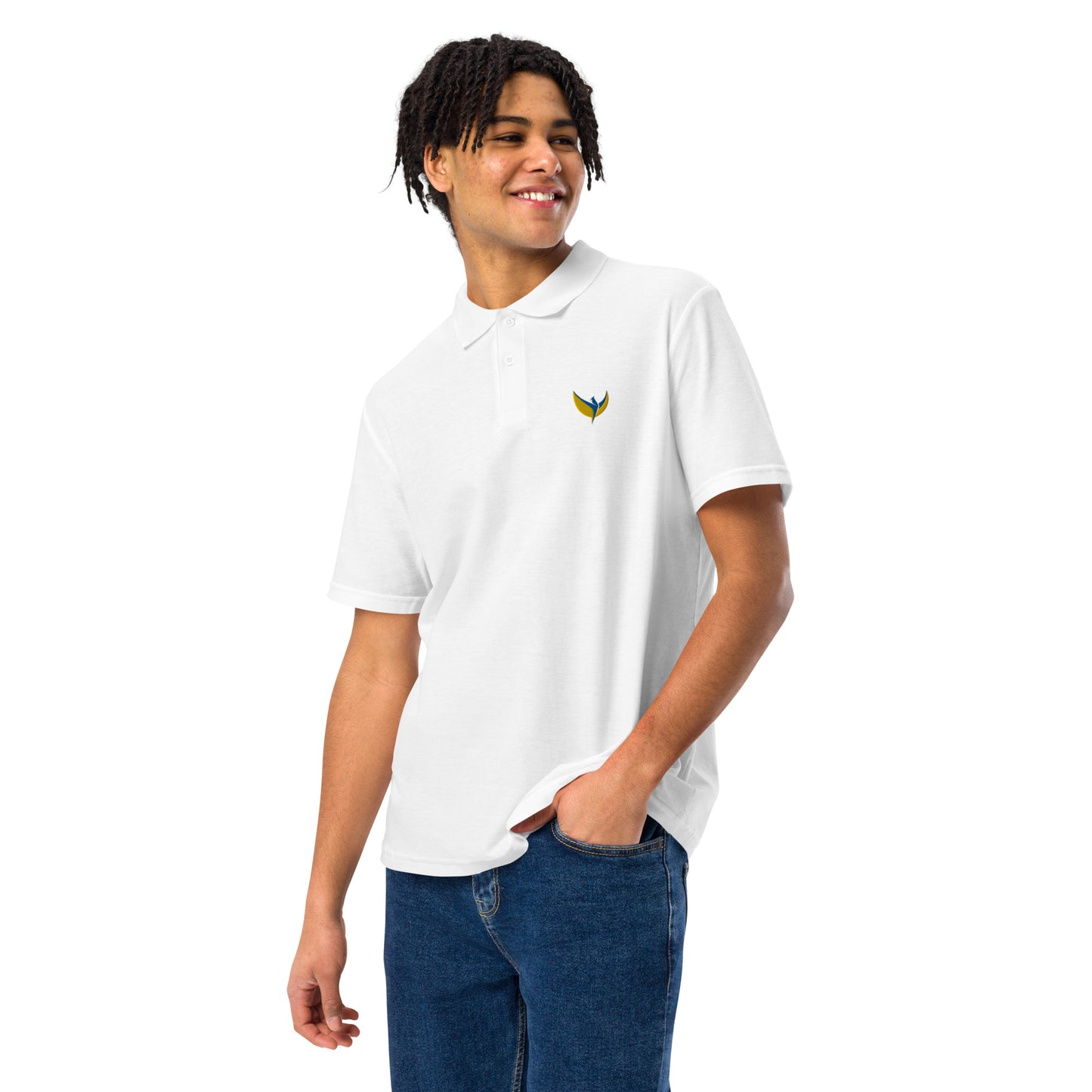 Unisex Polo Shirt - Embroidered Phoenix