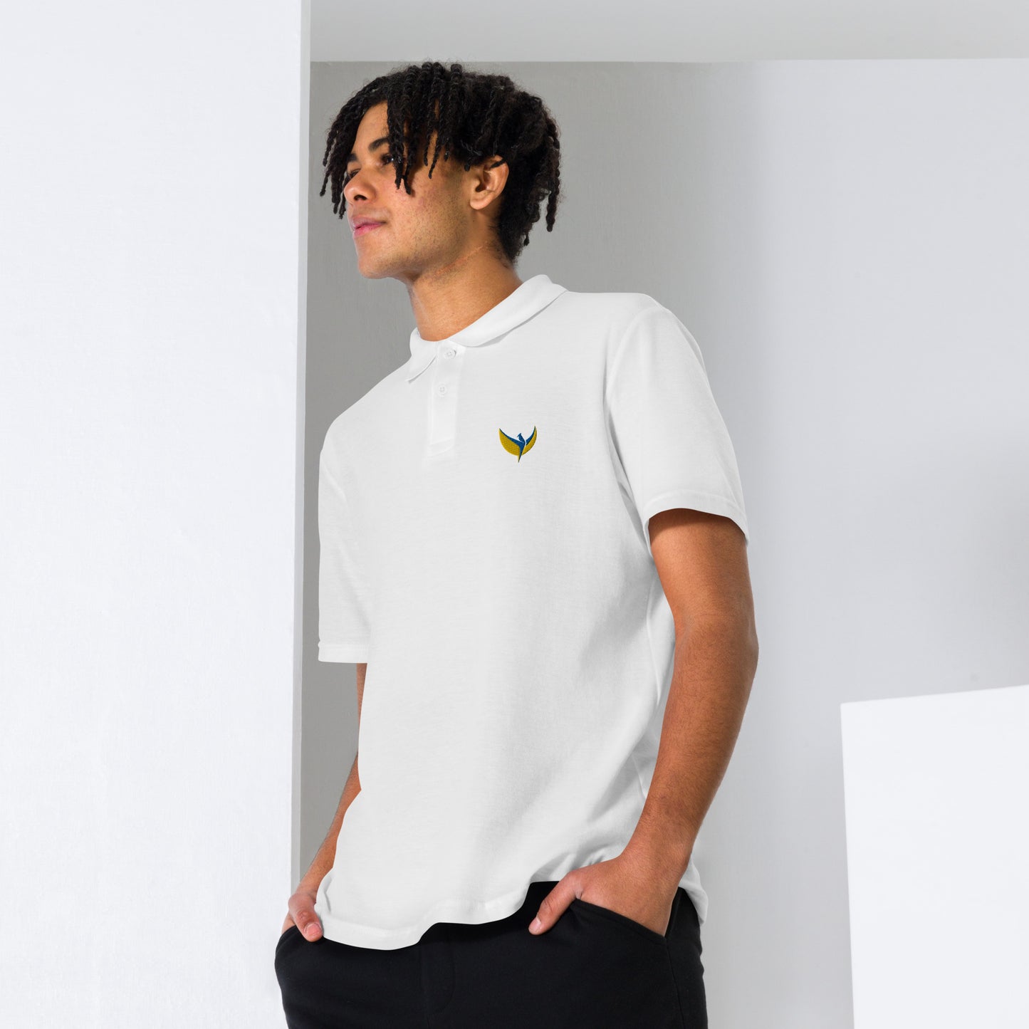 Unisex Polo Shirt - Embroidered Phoenix