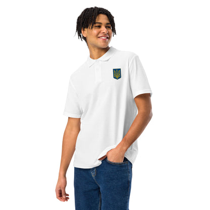 Unisex Polo Shirt - Embroidered Trident