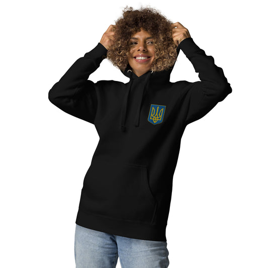 Premium Unisex Hoodie - Emboroidered Trident