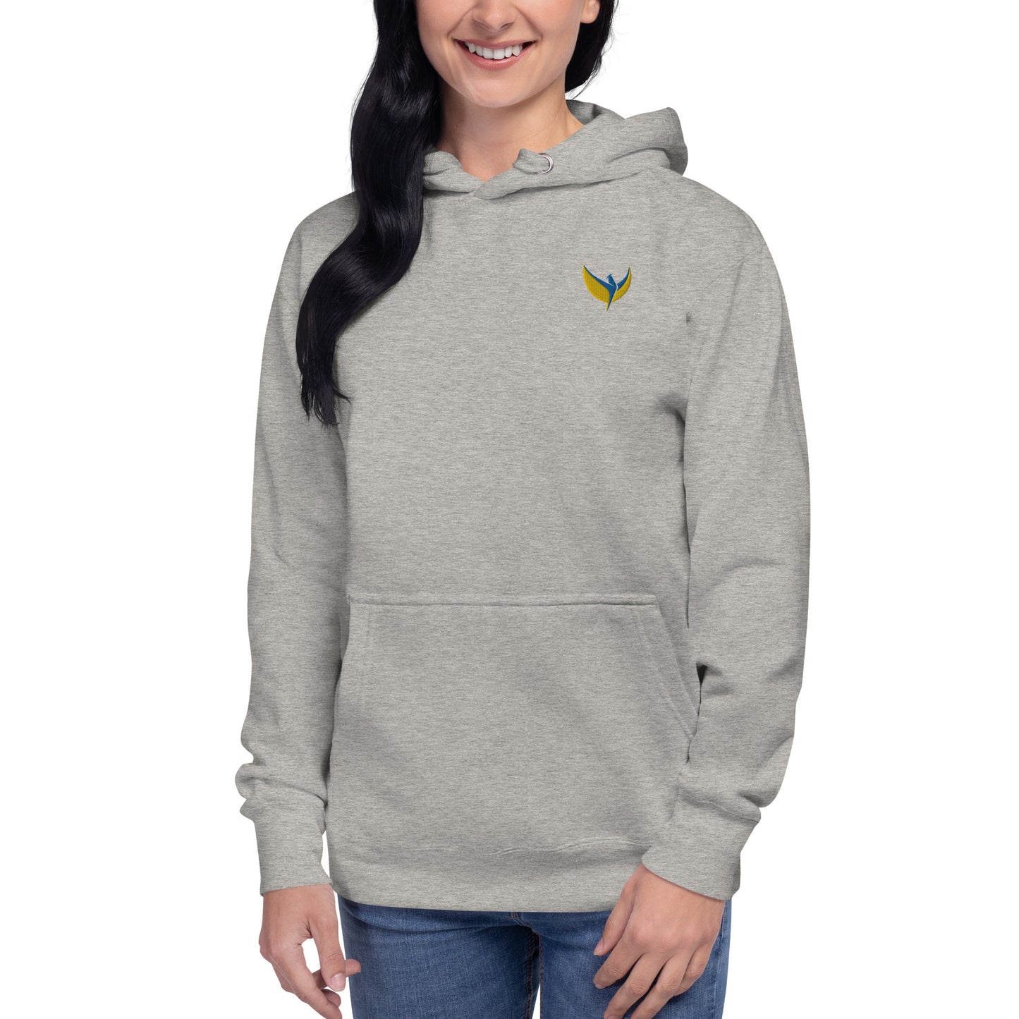 Premium Unisex Hoodie - Embroidered Phoenix