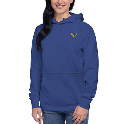 Premium Unisex Hoodie - Embroidered Phoenix