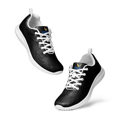 Women’s Black Athletic Shoes - Ukraine Matters Logo