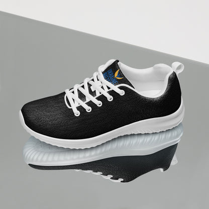 Women’s Black Athletic Shoes - Ukraine Matters Logo